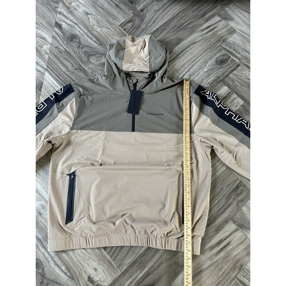 Alphalete Men’s Exp Tech Windbreaker-Desert Safari , Size XL - Picture 4 of 8